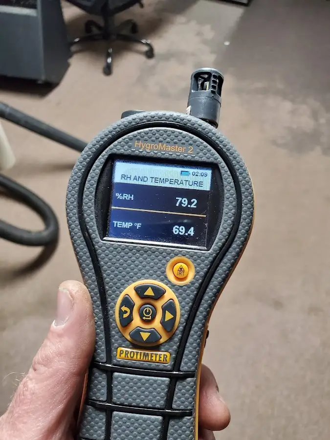 Moisture meter humidity assessment for Fire & Smoke Damage Restoration in Gulf Gate